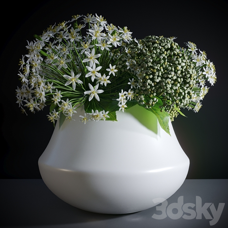 Bouquet of flowers 3DS Max - thumbnail 1