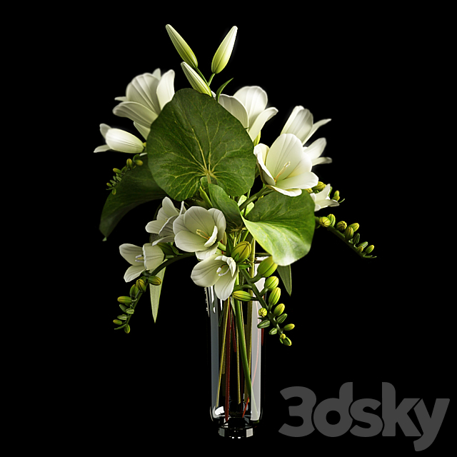 bouquet of flowers 3DSMax File - thumbnail 1