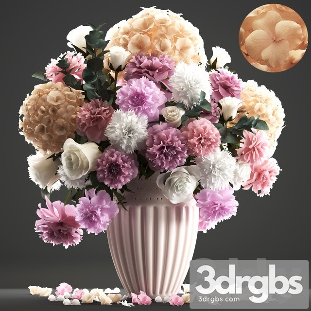 Bouquet of Flowers 61 3dsmax Download - thumbnail 1