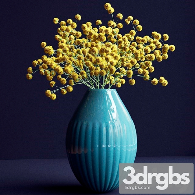 Bouquet of Flowers in a Vase 17 3dsmax Download - thumbnail 1