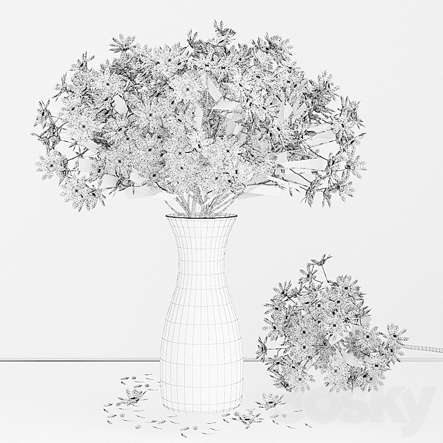 Bouquet of flowers in a vase 18 3DSMax File - thumbnail 3