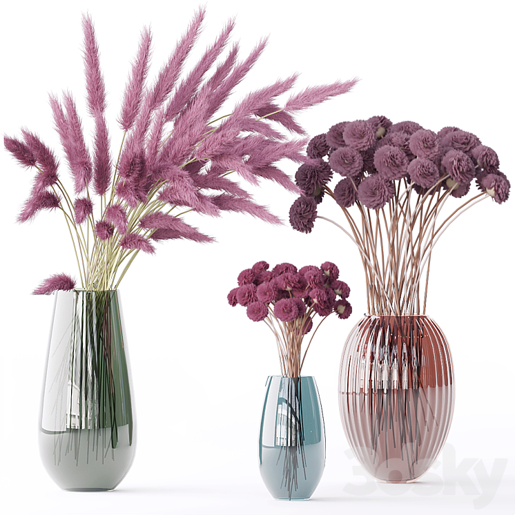 Bouquet of flowers in a vase 45 3DS Max - thumbnail 1