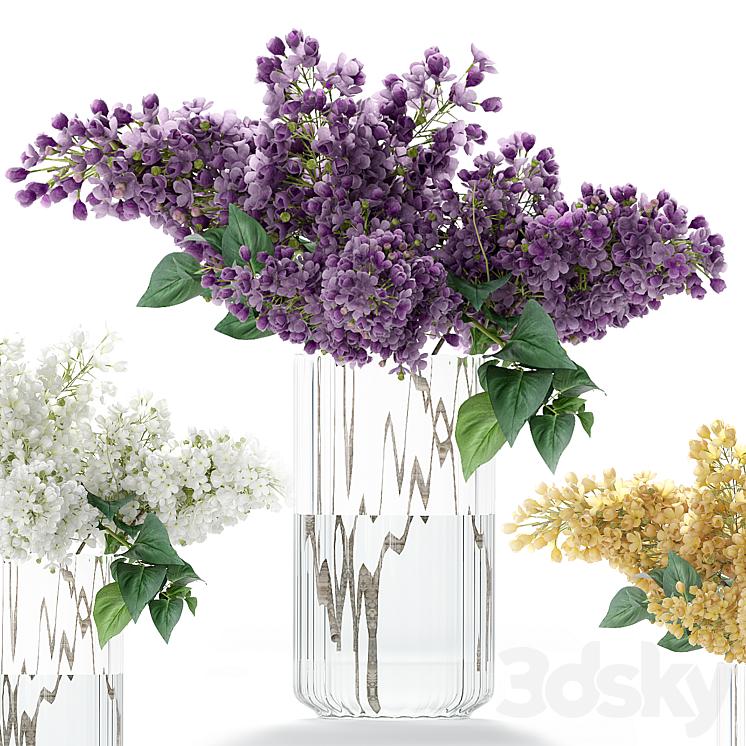 Bouquet of flowers in a vase 63 3DS Max - thumbnail 1