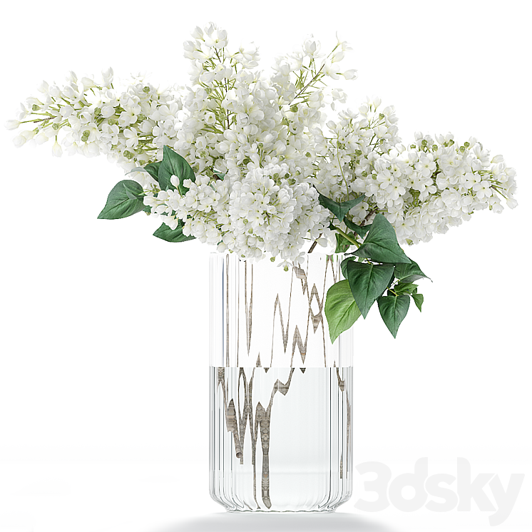 Bouquet of flowers in a vase 63 3DS Max - thumbnail 2