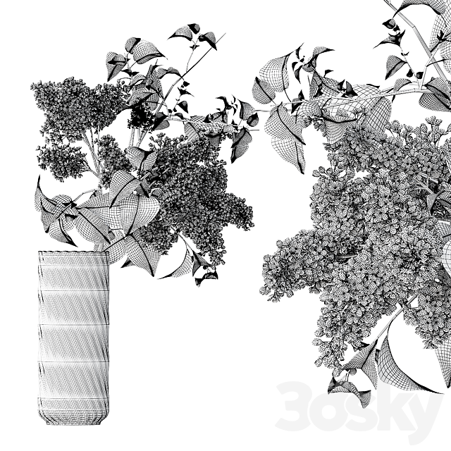 Bouquet of flowers in a vase 70 3DSMax File - thumbnail 2