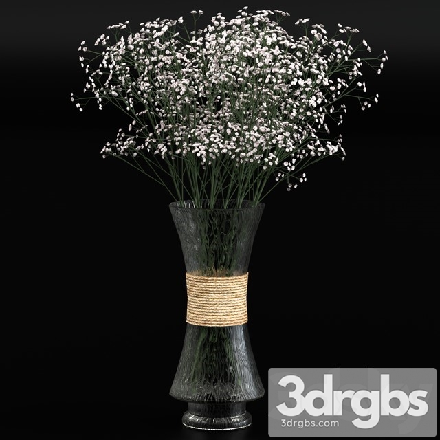 Bouquet of Gypsophila 3dsmax Download - thumbnail 1