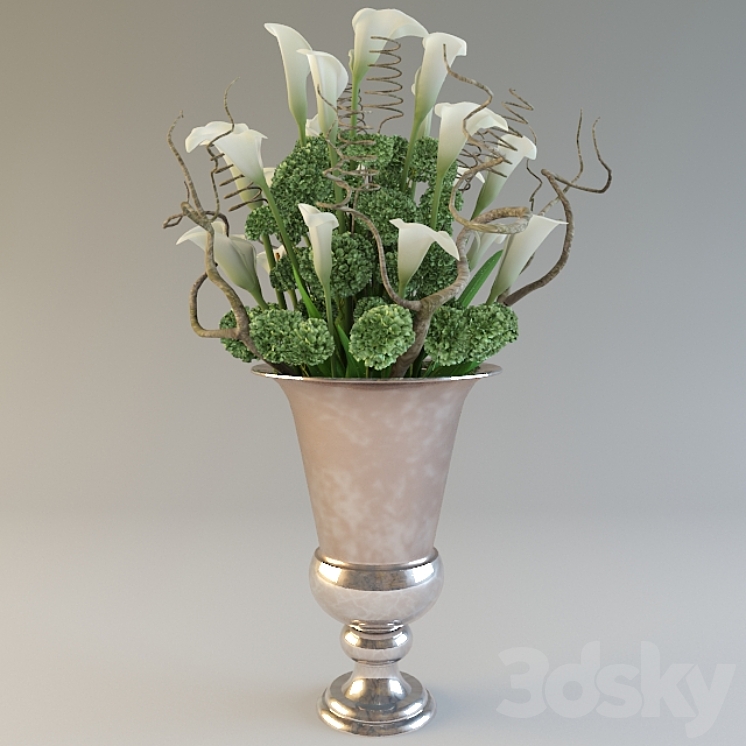 bouquet of lilies 3DS Max - thumbnail 1