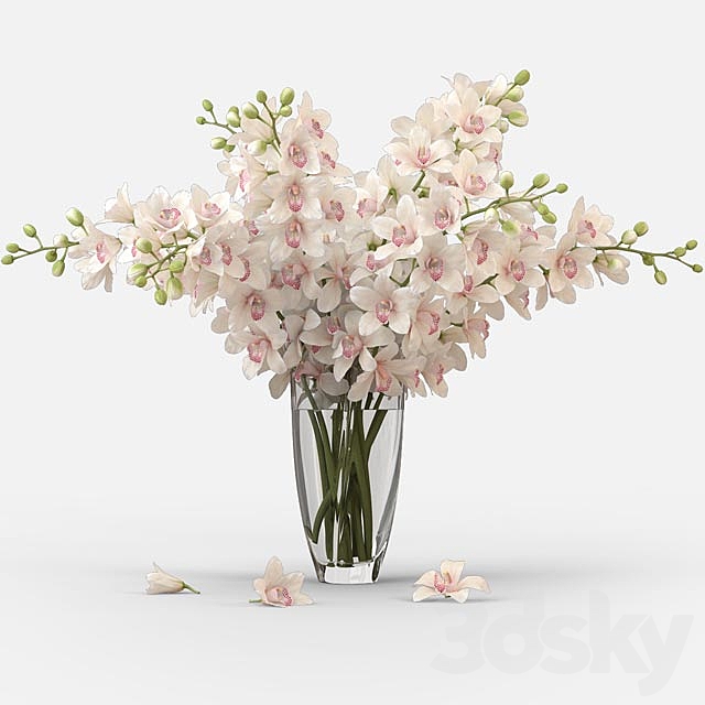 Bouquet of orchids 3DSMax File - thumbnail 1
