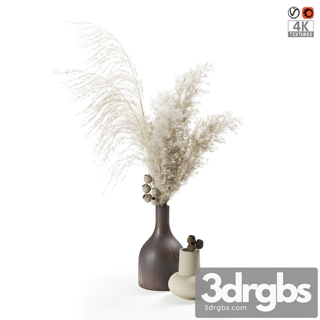 Bouquet of Pampas Grass 3dsmax Download - thumbnail 1