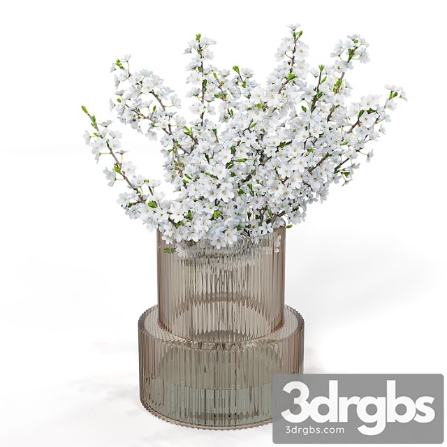 Bouquet of plum blossoms in a vase h&m - thumbnail 1