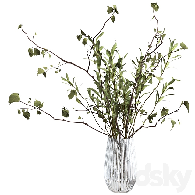 Bouquet of twigs 3ds Max - thumbnail 1