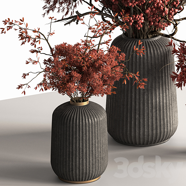 Bouquet – Red Branch 196 3ds Max - thumbnail 3