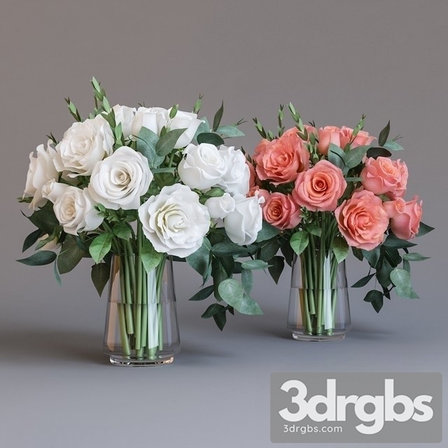 Bouquet Rose 7 3dsmax Download - thumbnail 1