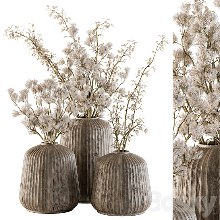 Bouquet Set 16 – Dried Plants 3DS Max - thumbnail 1