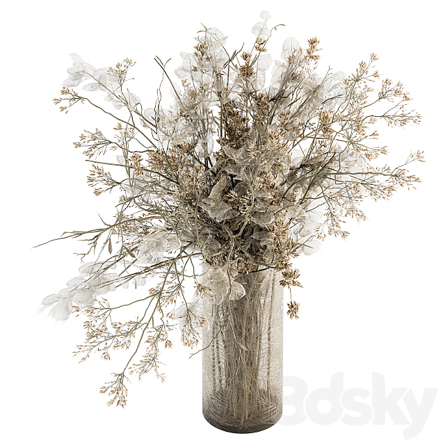 Bouquet Set 31 – Dried Plant Decoration 3ds Max - thumbnail 1