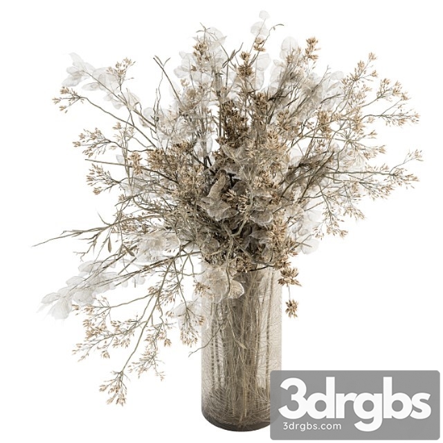 Bouquet Set 31 Dried Plant Decoration 3dsmax Download - thumbnail 1