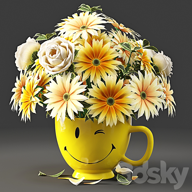 Bouquet Smile 3ds Max - thumbnail 1