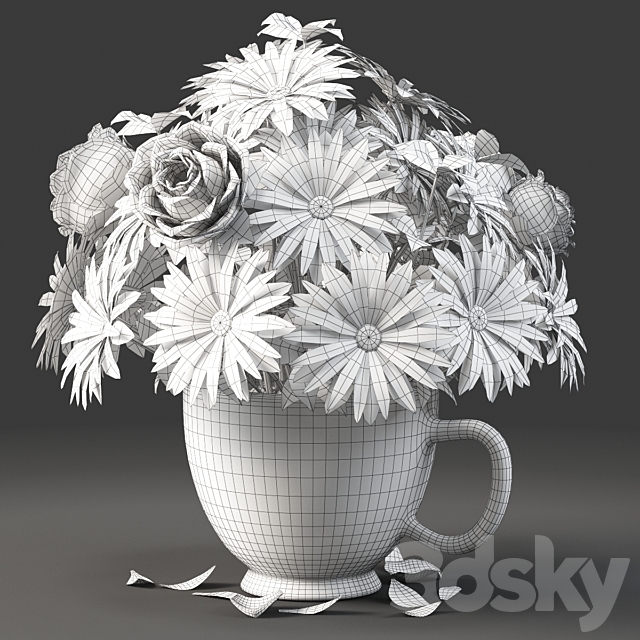 Bouquet Smile 3ds Max - thumbnail 2