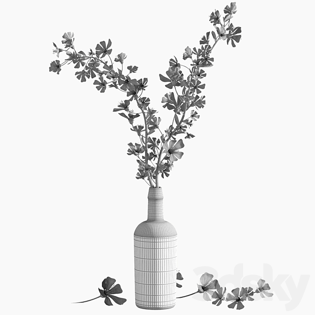 Bouquet to cozy the house 3DS Max Model - thumbnail 4