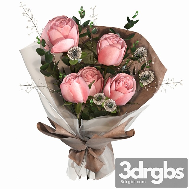 Bouquet with roses - thumbnail 1