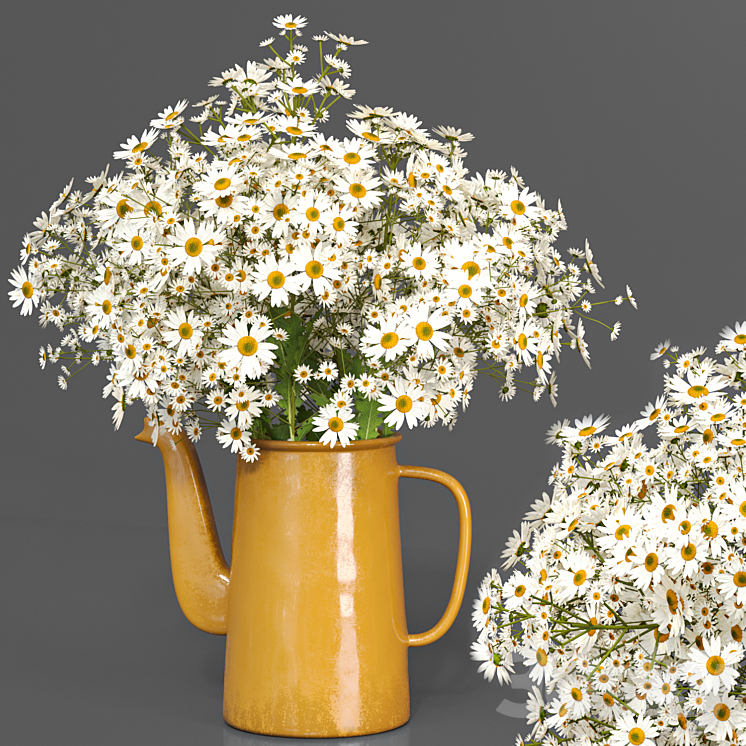 bouquet01-chamomile 3DS Max - thumbnail 2