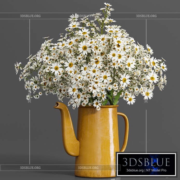 bouquet01-chamomile 3DS Max - thumbnail 3