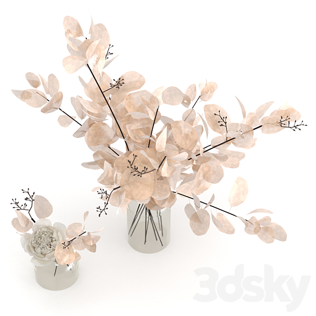 Bouquets of dead wood 3DS Max Model - thumbnail 4