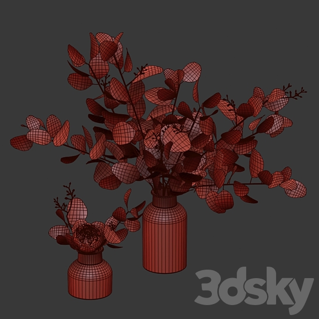 Bouquets of dead wood 3DS Max Model - thumbnail 5