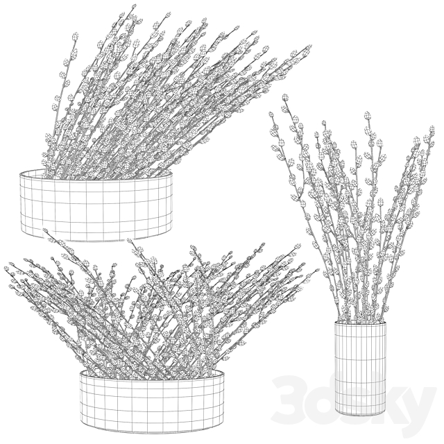 Branches in a vase 006 3DSMax File - thumbnail 3