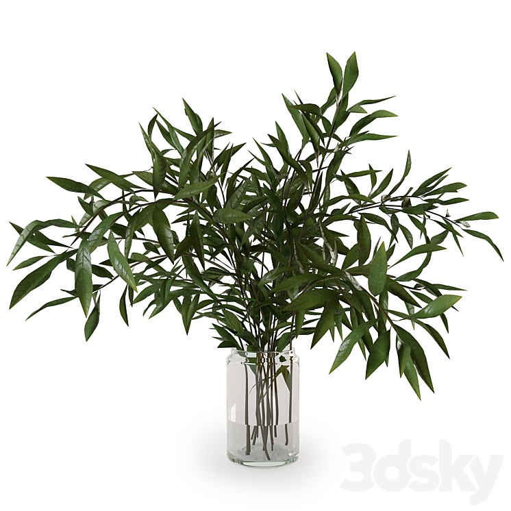 Branches in a vase 007 3DS Max - thumbnail 1