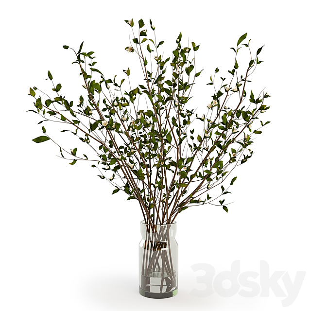 Branches in a Vase 009 3DS Max Model - thumbnail 2