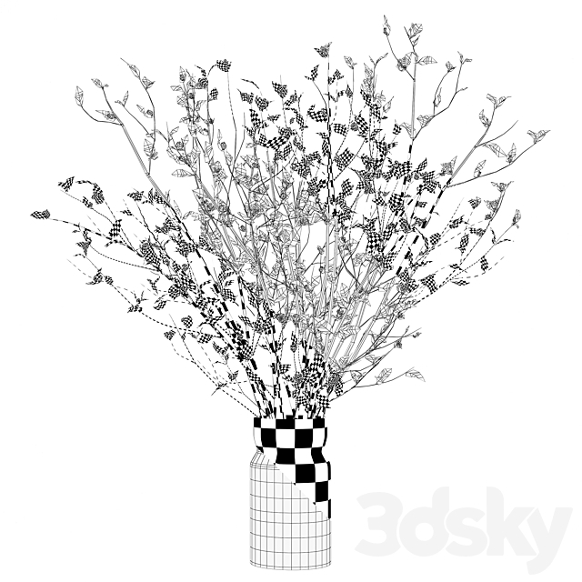 Branches in a Vase 009 3DS Max Model - thumbnail 5