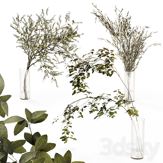 Branches in a vase 3ds Max - thumbnail 1