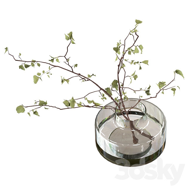 Branches in a vase 3DSMax File - thumbnail 3