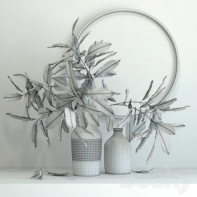 branches in a vase 3DSMax File - thumbnail 3