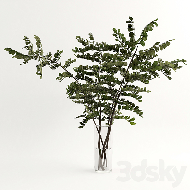 Branches in the vase 003 3ds Max - thumbnail 1