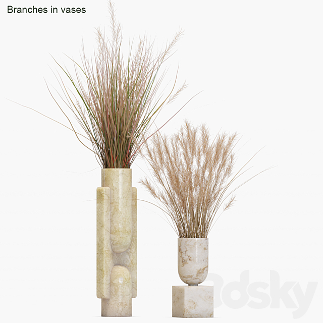 Branches in vases # 16: Eskdale 3ds Max - thumbnail 1