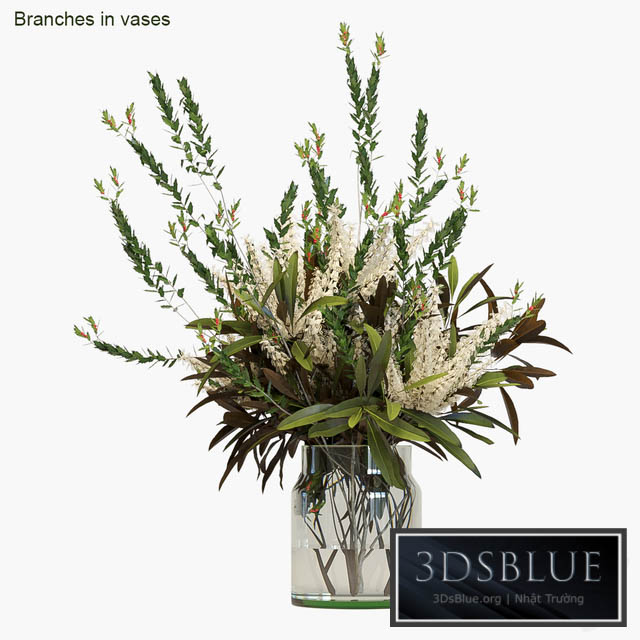 Branches in vases # 4 3DS Max - thumbnail 3