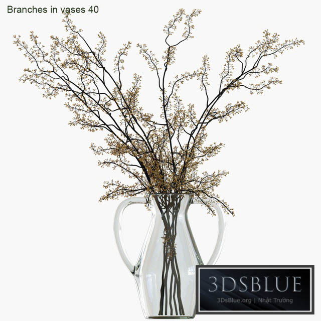 Branches in vases 40 3DS Max - thumbnail 3