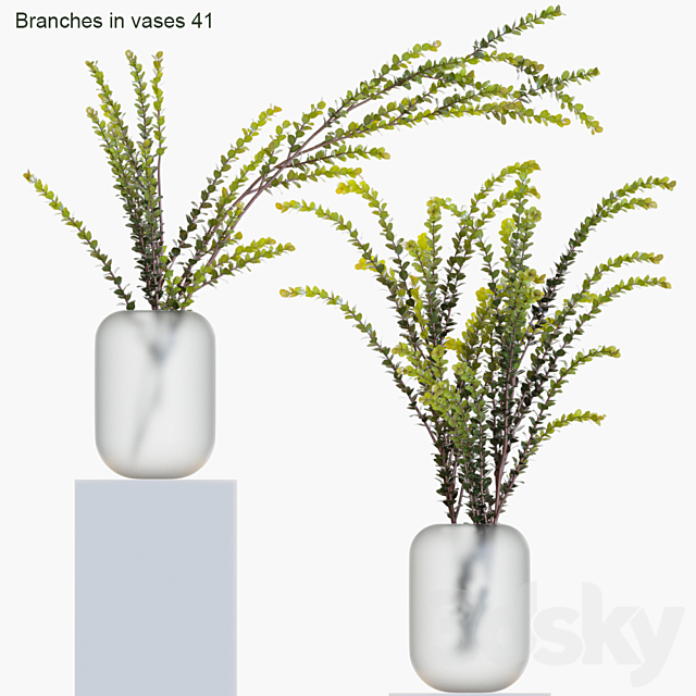 Branches in vases 41 3DSMax File - thumbnail 1