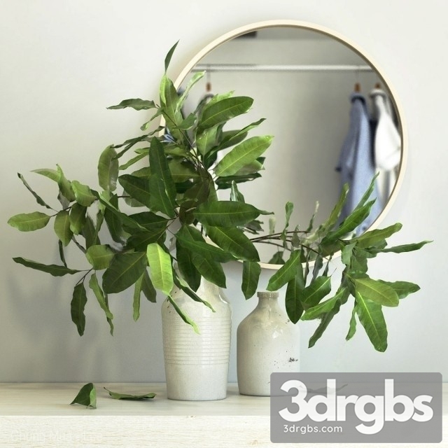 Branches Vase 3dsmax Download - thumbnail 1