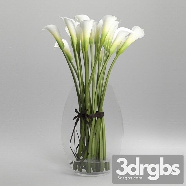 Calla Bouquet 3 3dsmax Download - thumbnail 1