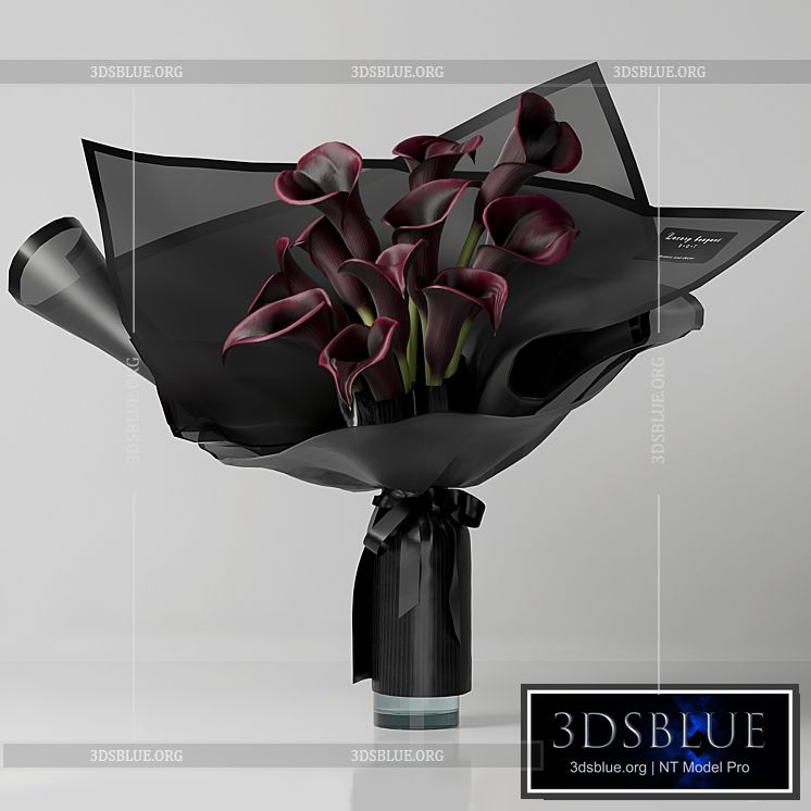 Calla bouquet 3DS Max - thumbnail 3