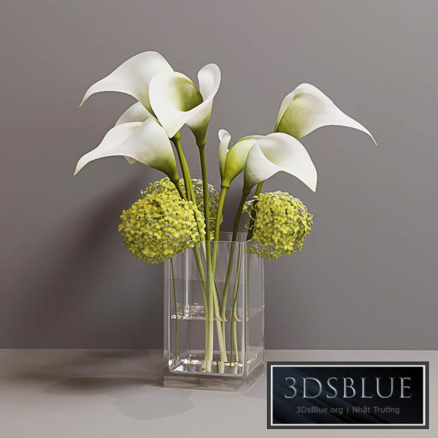 calla bouquet 3DS Max - thumbnail 3