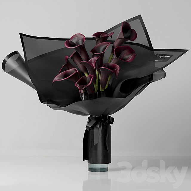 Calla bouquet 3DSMax File - thumbnail 1