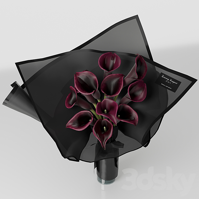 Calla bouquet 3DSMax File - thumbnail 2