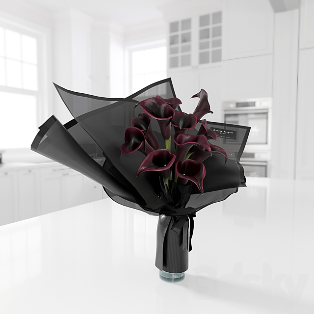 Calla bouquet 3DSMax File - thumbnail 3