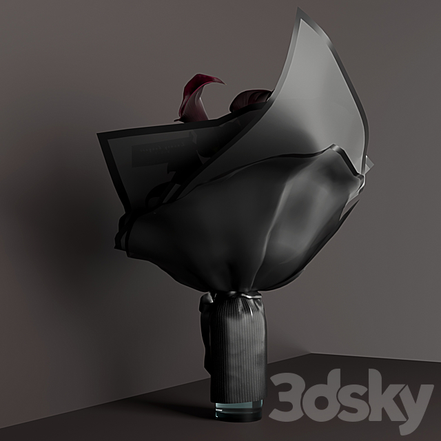 Calla bouquet 3DSMax File - thumbnail 5