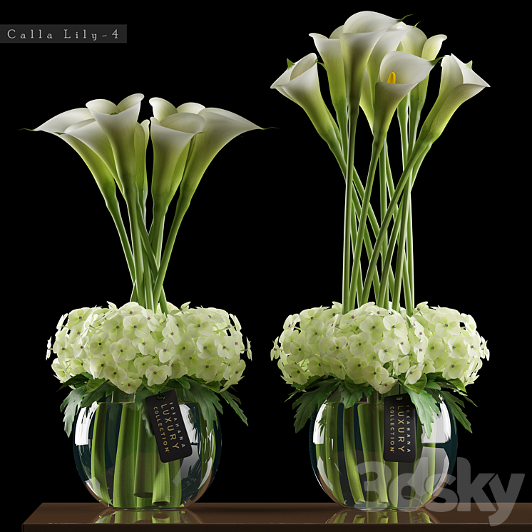 CALLA LILY 3DS Max - thumbnail 1