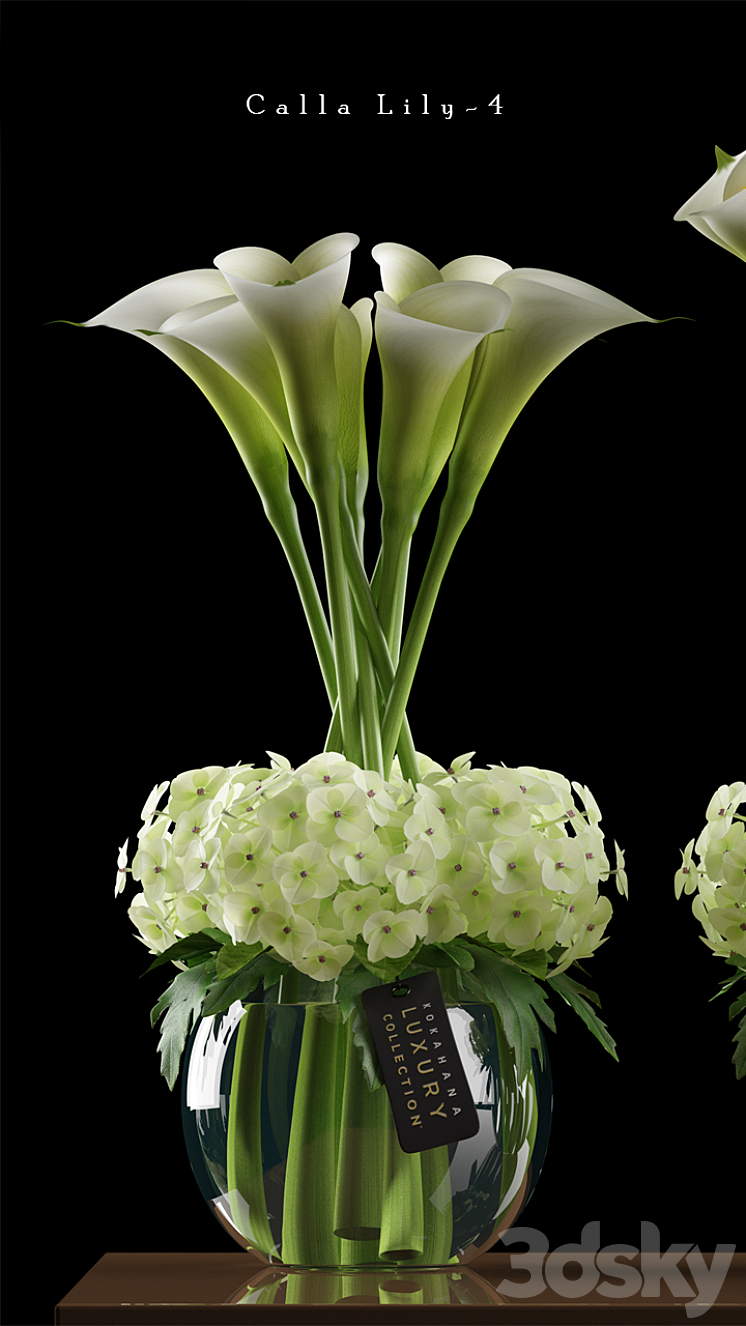 CALLA LILY 3DS Max - thumbnail 2